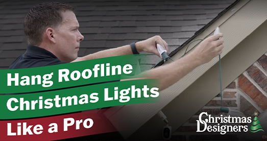 Lighting A Roofline With C9 Christmas Lights