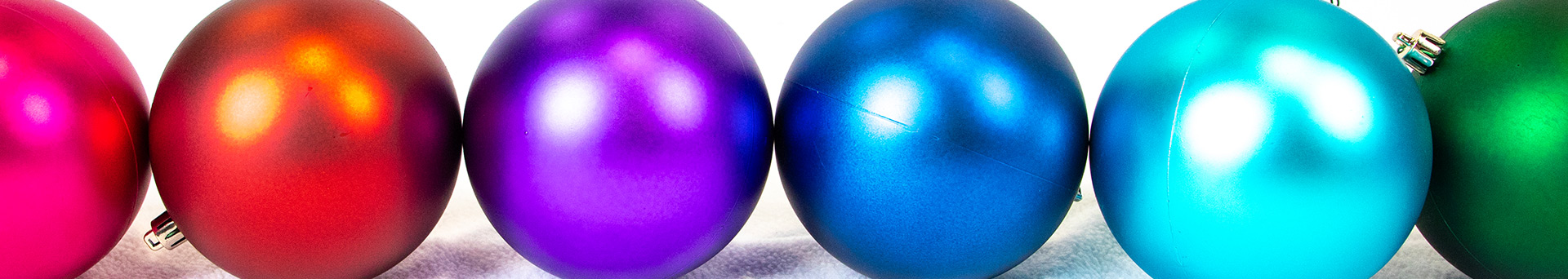 Shiny Christmas Ornaments
