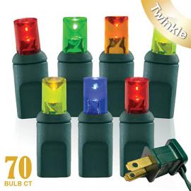 Pro Christmas 5mm Conical Twinkle LED Christmas Lights