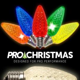 C9 Pro Christmas™ LED Bulbs - Twinkle - Faceted