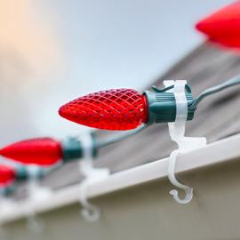 Christmas Light Clips, Hooks and Hangers