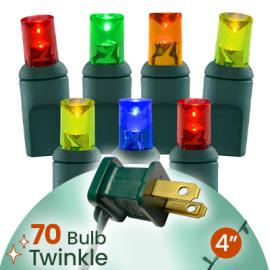 Pro Christmas 5mm Conical Twinkle LED Christmas Lights
