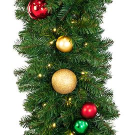 Classic Decorated Garland Collection