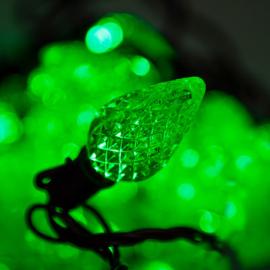 Green LED Christmas Lights