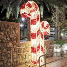 Large Candy Cane Decorations