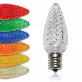 C9 Minleon LED Faceted Bulbs - V2