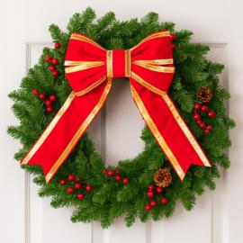 Velvet Christmas Bow