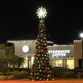 Commercial Christmas Spiral Trees