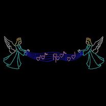 10' x 31' Angels with Musical Staff