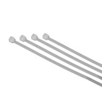 14" Gray Zip Ties - Bag of 100
