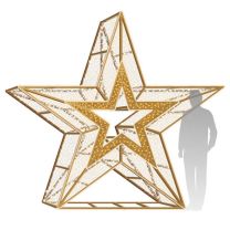 10' 3D LED Star Icon Deluxe - Warm White