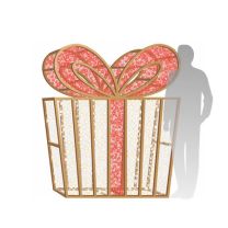 6' 3D LED Present Icon