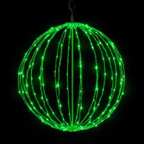 24" Foldable Sphere - LED Micro-Drop - Green - Consumer Grade