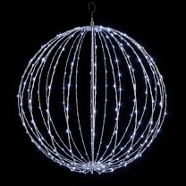 30" Foldable Sphere - LED Micro-Drop - Cool White - Consumer Grade