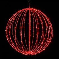 30" Foldable Sphere - LED Micro-Drop - Red - Consumer Grade
