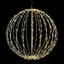 30" Foldable Sphere - LED Micro-Drop - Warm White - Consumer Grade