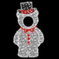 7.5' 2D LED Papa Bear - Photo Op Display