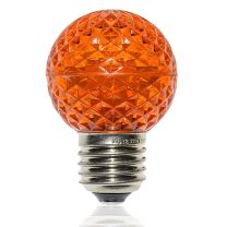 G50 LED Retrofit Bulb - Amber/Orange - E26 Base - Minleon - Bag of 10