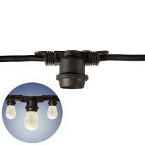 Medium Base Cord - 100' - Black Cord - 24" Spacing