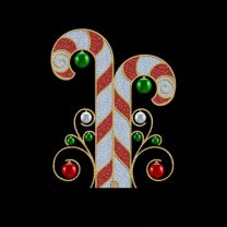 Candy Canes with Ornamentation