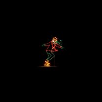 Skater Gliding in Reverse