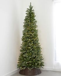 7.5' Indoor LED Norway Spruce Slimline Tree - Warm White