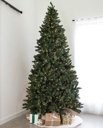 9' Indoor LED Oregon Grand Fir Tree - Warm White