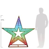 4' 3D LED Star - Twinkly Pro RGBW