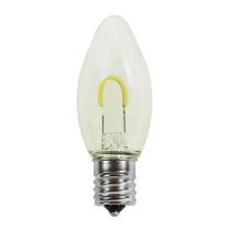 LED christmas bulb white