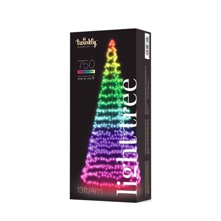 13' Twinkly Light Tree RGBW, 750L, Pole Included,