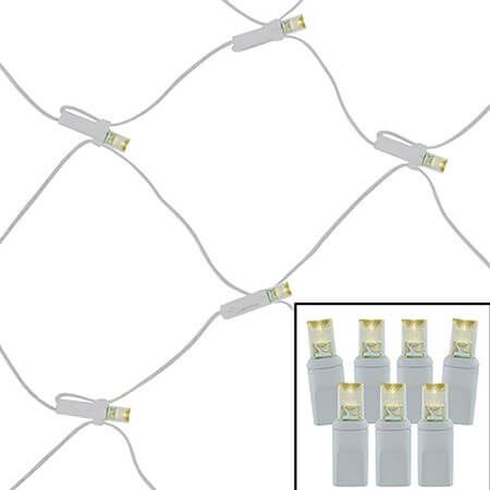 White led discount net lights