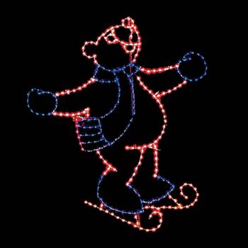 11' Skating Bear