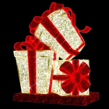 Mesh Gift Box Stack