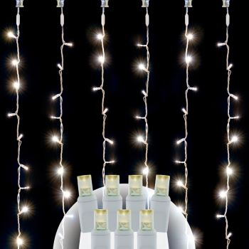 50 Light 5 mm Wide Angle Conical LED Christmas Lights