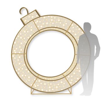 7' 3D LED Ring -  Warm White
