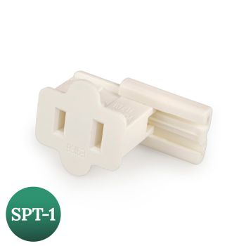 18/2 Female Vampire Plug - White - SPT1, Break Away Tab - Available in Bags/Cases of 5, 50 and 1000