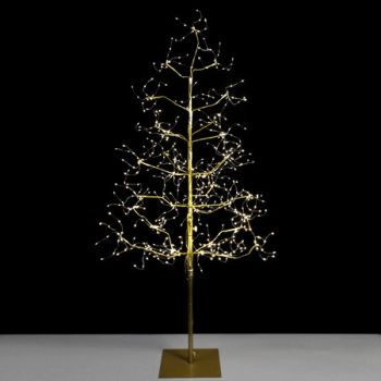 5' Gold Fairy Light LED Tree - 570 LEDs - Warm White