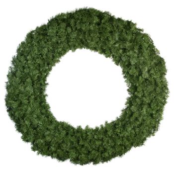 96" Deluxe Oregon Fir Wreath - Unlit - No Bow