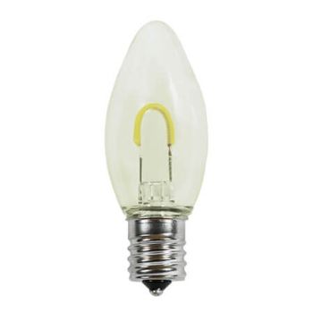 LED christmas bulb white
