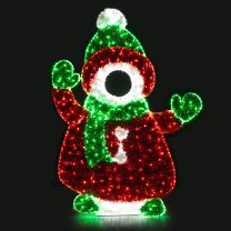 5' 2D LED Baby Snowy - Photo Op Display - Lit