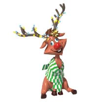 4.6' Wrapped Reindeer