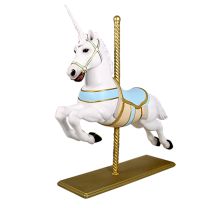 4.75' Christmas Carousel Unicorn