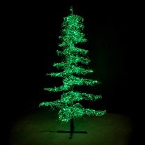 11' Ice Sculpture Christmas Tree - Green