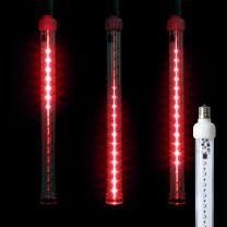 12" LED Falling Snow Tube - Red - Pro Christmas™