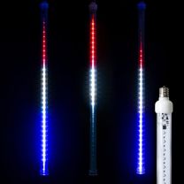 24" LED Falling Snow Tube - Red