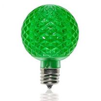 G50 SMD LED Retrofit Bulb - Green - C9 Base - Minleon - Bag of 10