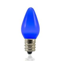 C7 SMD LED Retrofit Bulbs - Frosted Smooth - Blue - Pro Christmas™ - Bag of 25