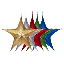 Foldable 3D Star - 26" - Metallic - 5 Colors Available