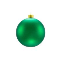 Matte Christmas Ornaments, Green