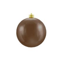 Shiny Christmas Ornaments, Chocolate